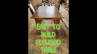 Easy to build Plywood table
