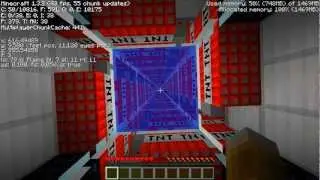 Minecraft Piston Invention #26: Auto Reloading TNT Player Launcher !