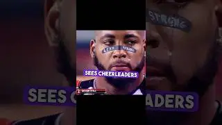 Player Sees Cheerleaders Undress, Tears Up on Live Television