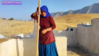 Help: Mahboba's mother for removing debris and setting up a tent in Ali's absence