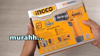 Rp.260ribu.. bor cordless brand global ini udah seharga brand generic lokal aja.. INGCO CDLI12422CG