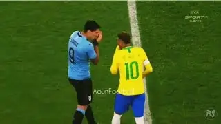 Suarez Meets Neymar and Palhinho Again 💔 | Brazil vs Uruguay 2018
