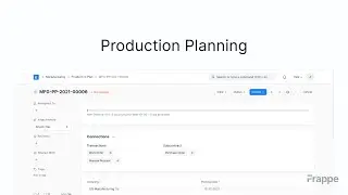Production Planning | ERPNext