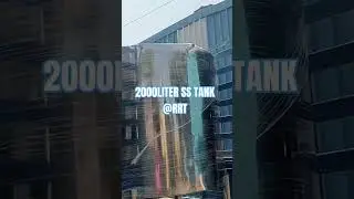 2000LITER SS TANK DISPATCH TO SITE @RAMROTECHNOLOGY