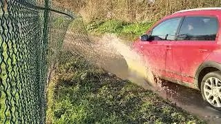 Christening my Cross Up! with some mud