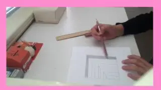 3D paper illusion stairs !