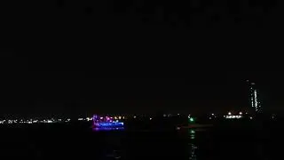 Jeddah Obhur Seaside at night