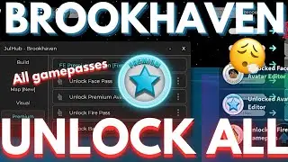 BROOKHAVEN UNLOCK ALL GAME PASS SCRIPT 😳😍 | pastebin link