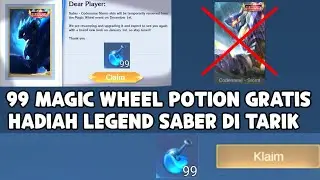 CLAIM 99 FREE MAGIC WHEEL POTIONS FROM THE REMOVED & REVAMPED LEGEND SABER SKIN REWARDS