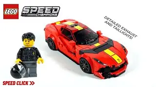 Stunning LEGO brick-built replica of FERRARI 812 Competizione #76914 / Speed Build Review