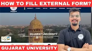 How to fill External Form in Gujarat University | External Admission | Bcom | Mcom | BA | MA | UGT