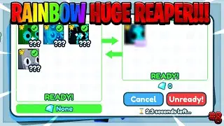 RAINBOW HUGE GRIM REAPER! | Pet Simulator X Trading Montage | #8