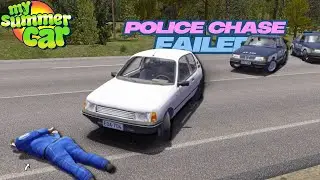 POLICE CHASE FAILED | COLT 1911 | My Summer Car 
