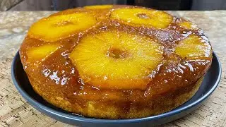 Volteado de piña | Irresistible postre fácil de preparar