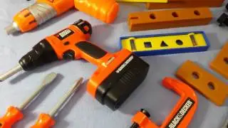 Kids Video Compilation Toy Tool Set Black and Decker Bob the builder Tools