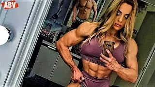 FEMALE BODYBUILDER BOJANA, FBB MUSCLE, PERFECT ABS