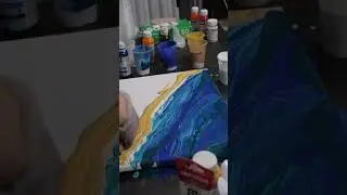 Бэкстейдж со съемок курса Екатерины Бердюгиной «Флюид Арт»