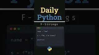What are f strings #pythonforbeginners #pythonprogramming #codingtutorial