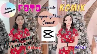 How to Edit Photos into Comic Effect with Capcut App | only once click (English Subtitle)