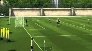 Как бить через себя в FIFA 14 на клавиатуре