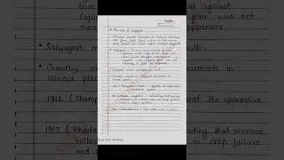 Nationalism in India | Class 10 history handwritten notes | Ncert | Cbse | Bseb | state board