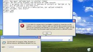 What will happen if you run C:/con/con on windows xp