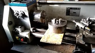 We're replacing the 125 mm lathe chuck with a 160 mm one. We're making a 160 mm faceplate. Tytan ...