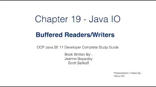 IO Streams - Part 04 - Buffered Reader Writer - Java IO (Input/Output)