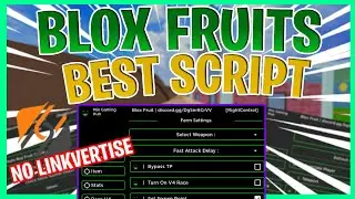 NO LINKVERTISE | Best Blox Fruits SCRIPT | Auto Farm , TP & More!