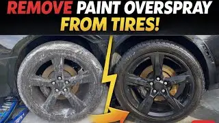 How to Remove Paint Overspray from Car Tires - Easy Techniques Step-by-Step Guide