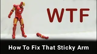 How to Fix Marvel Legends Infinity Sage Iron Man Mark 3 Stiff Shoulder Joints