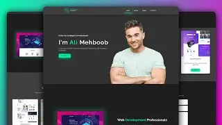 How to create One Page Portfolio Website Using HTML And CSS