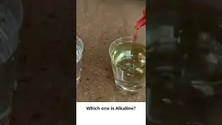 Which one is Alkaline Water? 