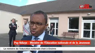 Pap Ndiaye en visite en Eure-et-Loir