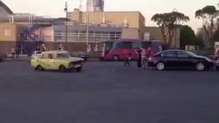 Дрифт на Москвиче Moskvich drift