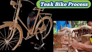 Amazing skills The Carpenter's Unbelievable Skills in Making Bicycles