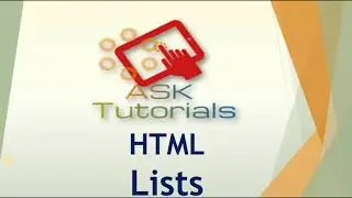 Lists in HTML | HTML Lists | HTML tutorial for beginner | Part12