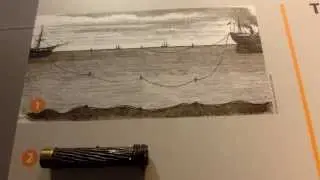 First Trans Atlantic cable and Morse code