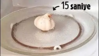 SARIMSAĞI MİKRODALGA FIRINA ATIN BAKIN NELER OLACAK