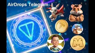 💥6 próximos airdrops do Telegram TON💥