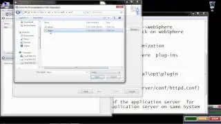 configuring the plugin for IBM HTTP Server using WCT for WebSphere Application Server on windows