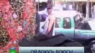В Дании местный житель ходит без головы 2014 new