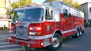 District of Columbia Fire & EMS HazMat 1, HazMat Support Unit & Medic 1 Responding