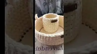 корзины 🧺 из трикотажной пряжи 🧶