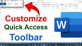 How to Add Any Tool in Quick Access Toolbar?। Customize Quick Access Toolbar | Kivabe Shikhbo?
