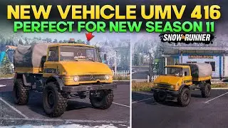 New Vehicle UMV 416 Perfect For New Season 11 in SnowRunner You Need to Try