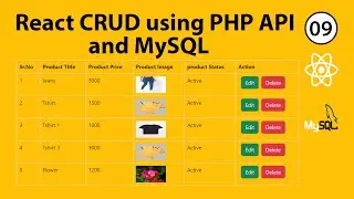 Fetch Image from an API in React Js | React CRUD Using PHP API and MySQL - 09