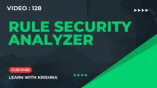 128. RULE SECURITY ANALYZER in #pega || OOTB Tools || #pegasecurity #secuirty