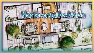 ¿Cómo pintar una planta arquitectónica?