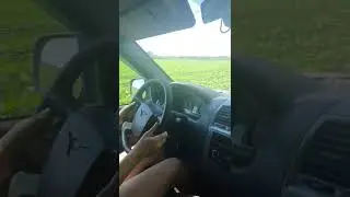 Жена учится ездить на УАЗе!!!